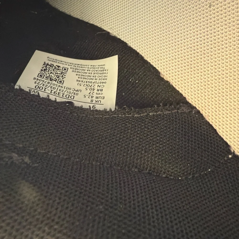 Nike Dunk Low "White/Black" Women's - Picture 6 of 12